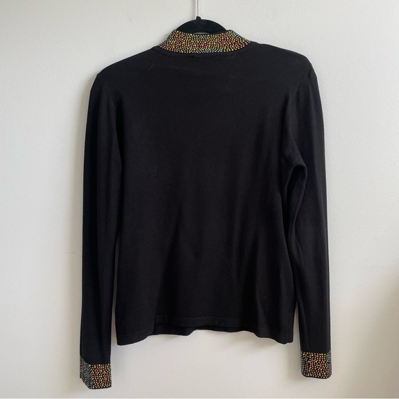 NWOT LIV Milano Sequined Sweater (S) - Picture 7 of 9
